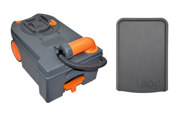 SOG Suction venting set type F - For C 250/260 - Dark gray - 662181 | Stahlor image 1