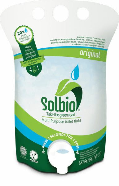 SOLBIO 4 in 1 Multi-Function Toilet Fluid - 800 ml