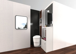Clesana C1 - waterless toilet with L-adapter - 66400 | Stahlor image 6