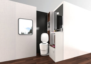 Clesana C1 - waterless toilet with L-adapter - 66400 | Stahlor image 7