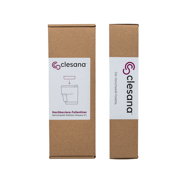 Barrier foil liner for Clesana C1 toilet