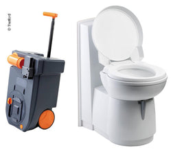 Thetford Cassette toilet C262-CWE, electric flush, ceramic toilet bowl, white - 67109 | Stahlor image 1