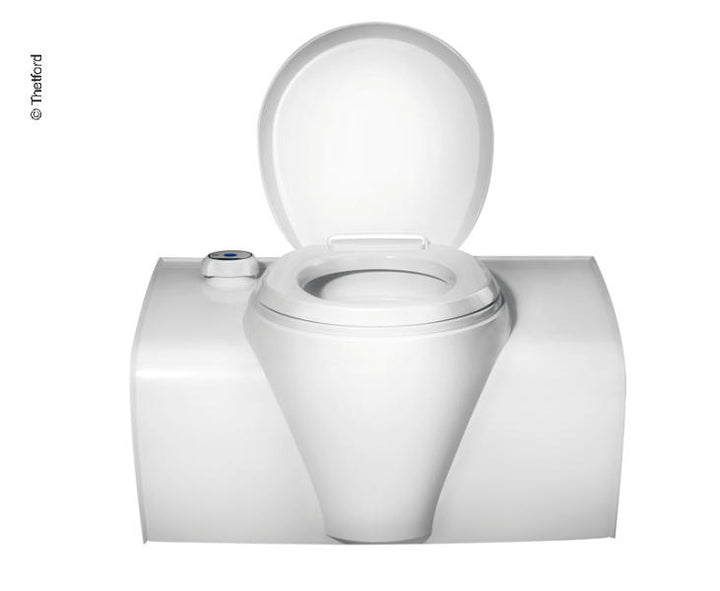 Bank toilet C502-X electric, white, operating opening right