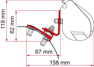 Fiamma Adapter F35 Kit PSA from 2018