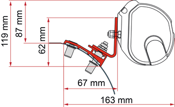 Fiamma Adapter F35 Kit PSA from 2018
