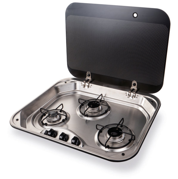 Carbest Gas stove 3 flame - 70143 | Stahlor image 1