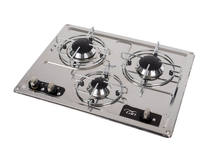 Stove 3-flame stainless steel PC1323