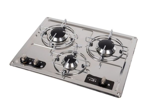 CAN Stove 3-flame stainless steel PC1323 - 70496 | Stahlor image 1