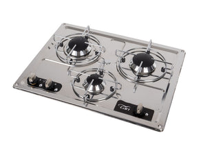 CAN Stove 3-flame stainless steel PC1323 - 70496 | Stahlor image 1