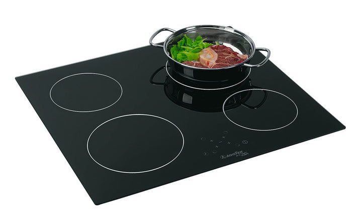 Glass ceramic hob with 4 hotplates PT1358