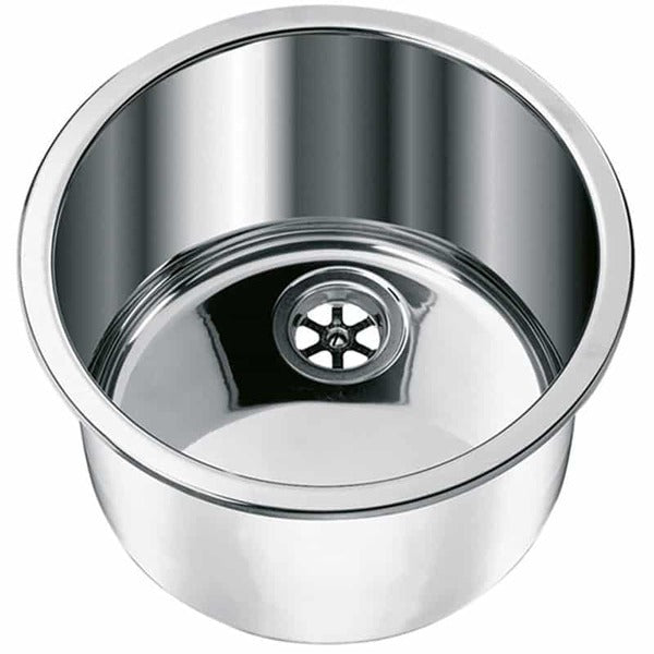 CAN Stainless steel fitted sink LA1417 - Round - Ø 30 cm - 705098 | Stahlor image 1