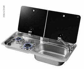Reimo Camper van set 50 KC - stove-sink combination & built-in fridge - 70553 | Stahlor image 3