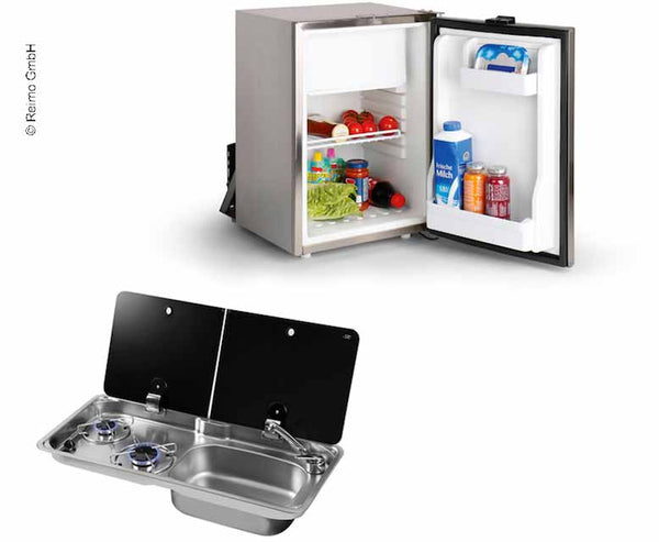 Reimo Camper van set 50 KC - stove-sink combination & built-in fridge - 70553 | Stahlor image 1