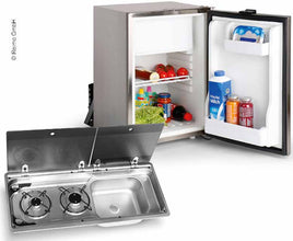 Reimo Camper van extension set 50 KD - Cooker-Sink-Combination & Built-in fridge - 70554 | Stahlor image 1