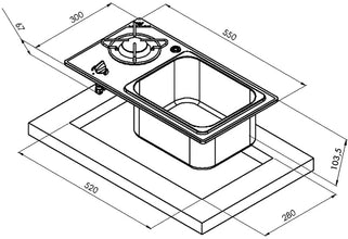 CBEST VanStream Koch-Spüle-Komb - 70575 | Stahlor image 4