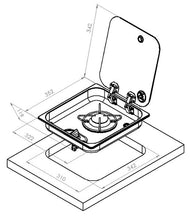CBEST Stainless steel hob with glass ASO - 1-burner - 70577 | Stahlor image 2