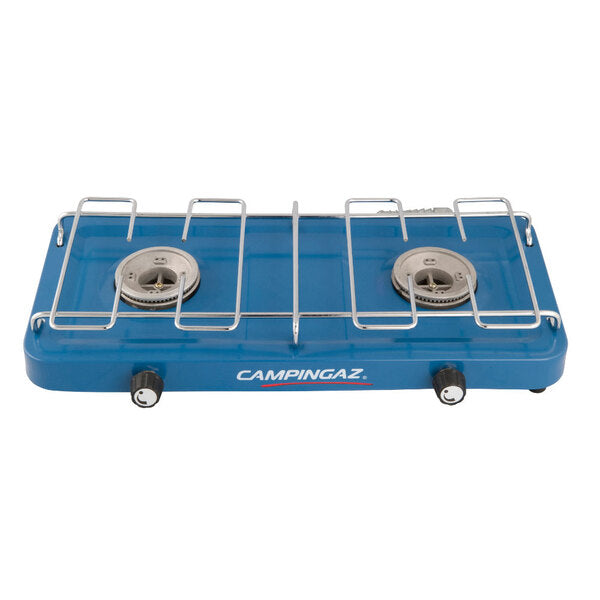 CGAZ Stove 2-flame without cover, blue with gashose - 706441 | Stahlor image 1