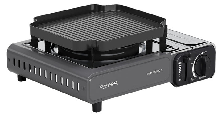 Campingaz Camp'Bistro 3 Cartridge Stove with Grill Plate