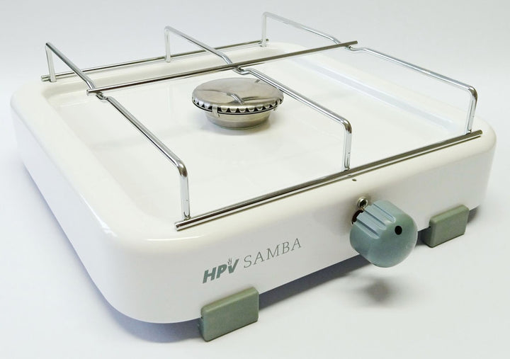 Gas stove Samba with ignition fuse 1 flame - White - 30 mbar