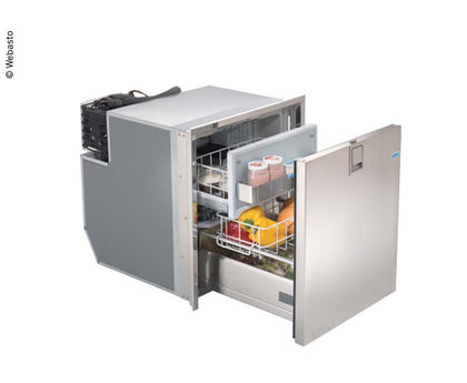 Drawer fridge 65L Inox 12/24V DC, Frost-Free