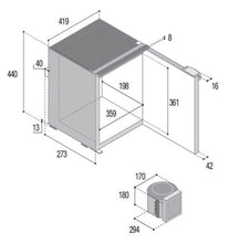 VITRI Kompr.Kühlschrank C25L gr - 71484 | Stahlor image 2