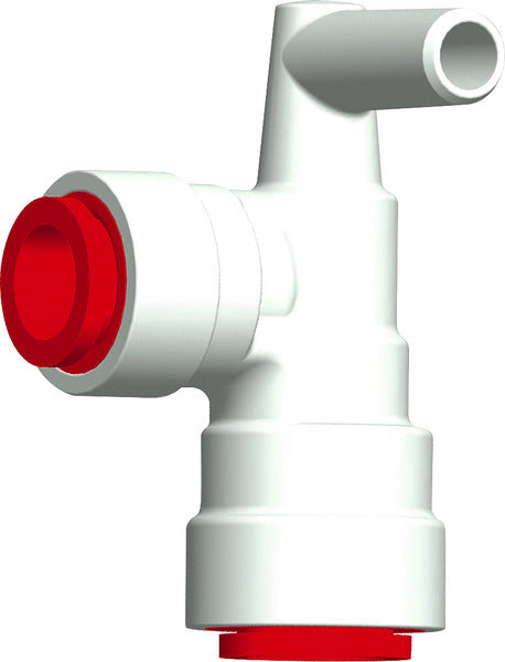 TRUMA Angle connection red for JohnGuest 12mm / Uniquick 12mm - 721804 | Stahlor image 1
