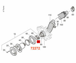 TRUMA Abgasrohrschelle E2400 - 72272 | Stahlor image 2