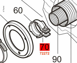 TRUMA Abgasrohrschelle E2400 - 72272 | Stahlor image 1
