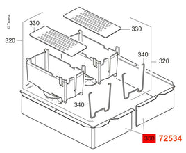 Truma Rahmen S5002/S5004 - 72534 | Stahlor image 1