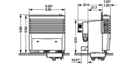 Truma Trumatic S5004 for 1 blower - 30 mbar - 73160 | Stahlor image 2
