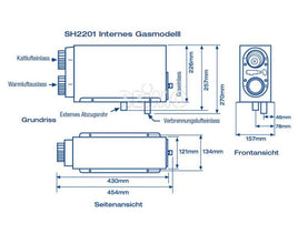Webasto Installation gas heater SH2201 - 2 kW - 73340 | Stahlor image 2