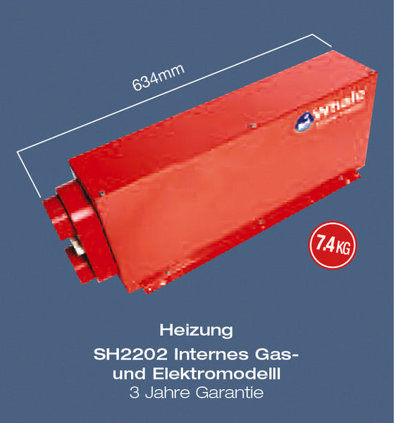 Webasto inbuilt gas heater 12V 2KW