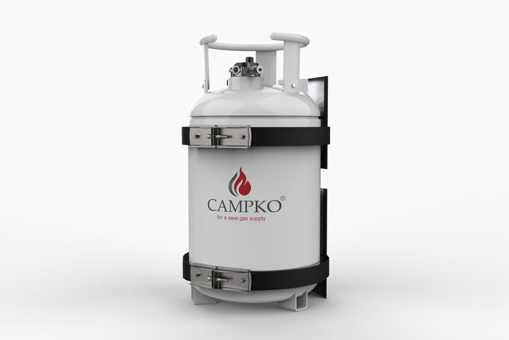 Campko Stainless Steel Gas Bottle Holder Set, Ø 300 mm