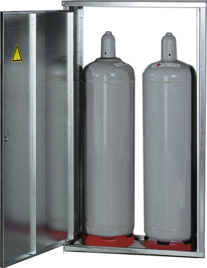 Steel gas cylinder cabinet