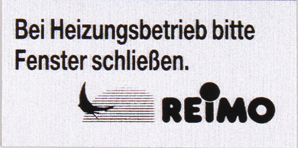 Reimo Aufkleber Heizung - 75145 | Stahlor image 1
