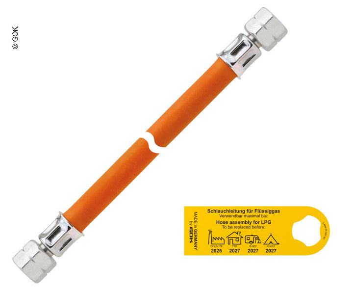 Gas hose 1.5m to -30 degrees winterproof