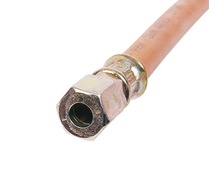 Gas hose 100 cm - On both sides union nut 1/4" left-hand thread