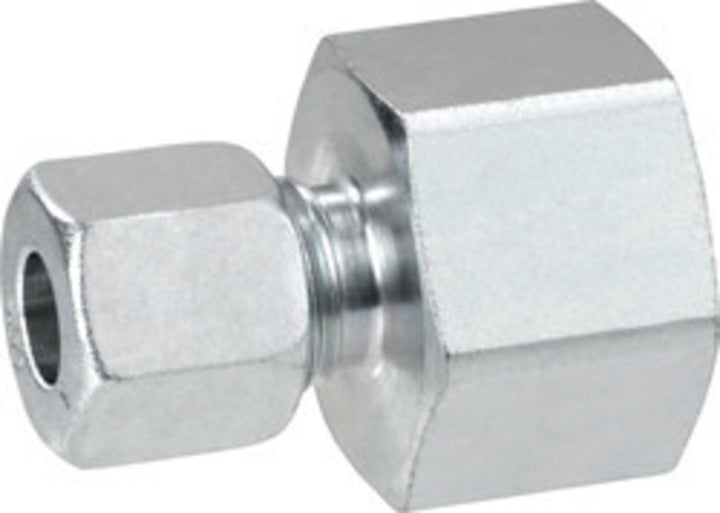 Straight screw-on fitting - 8 mm and 1/2"