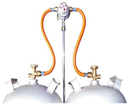 Cavagna Multimatik 2-cylinder system 50 mbar outlet 8mm with test valve - 75394 | Stahlor image 1