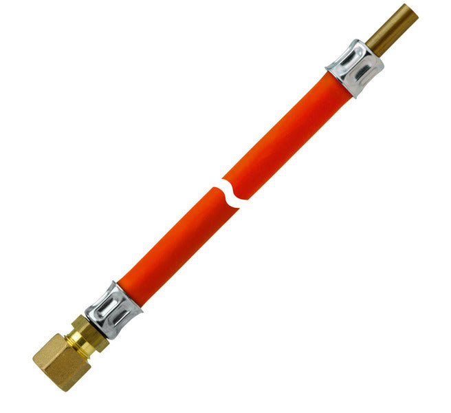 Marine gas hose 40 cm - RVS8 x RST8