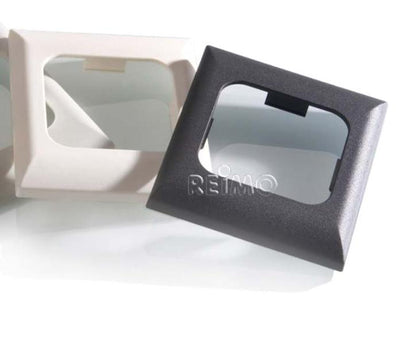 Cover frame black for external reserve indication