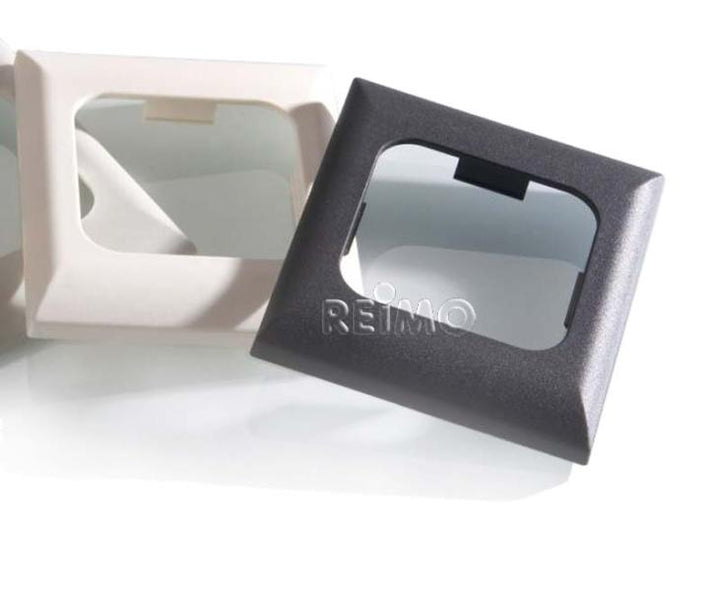 Cover frame black for external reserve indication