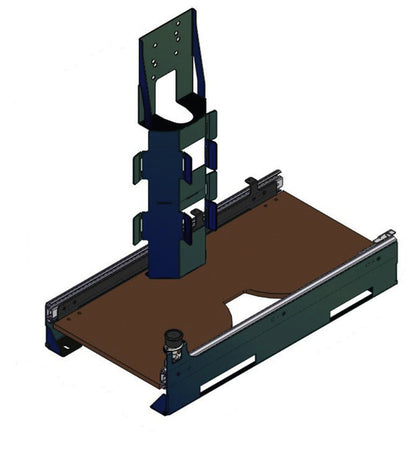 Gas bottle pull-out for rear garage - For up to 2 gas bottles