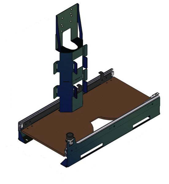 Ilse Gas bottle pull-out for rear garage - For up to 2 gas bottles - 75426 | Stahlor image 1