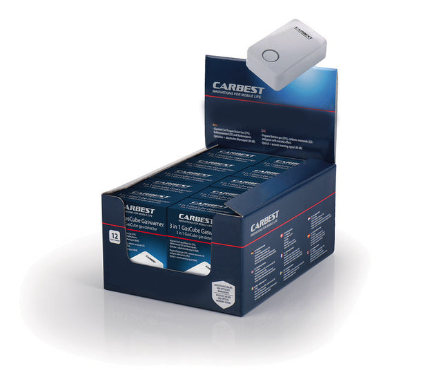 10x Carbest GasCube Gas Detector, Counter Display