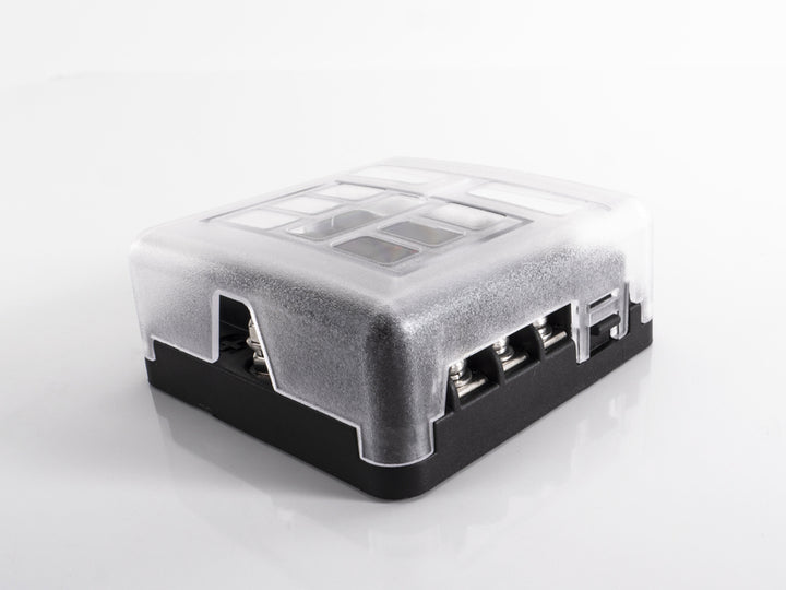 Power distributor with 6-way fuse holder