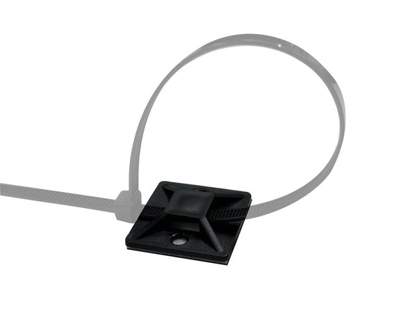 Carbest Adhesive Mounts for Cable Ties - Pack of 50