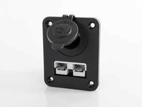 Carbest Mounting panel with 12 V power socket and 50 A connector (Anderson style) - image 2