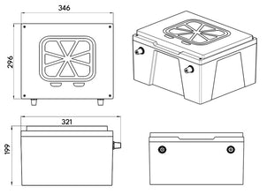 Saftkiste Lithiumbatterie SK 300 vo - 814002 | Stahlor image 2