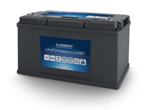 Carbest lithium battery Li100BT with Bluetooth technology